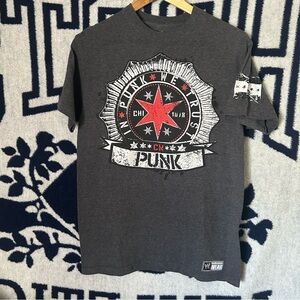 WWE CM Punk Best In The World Grey T Shirt Size Medium 2012